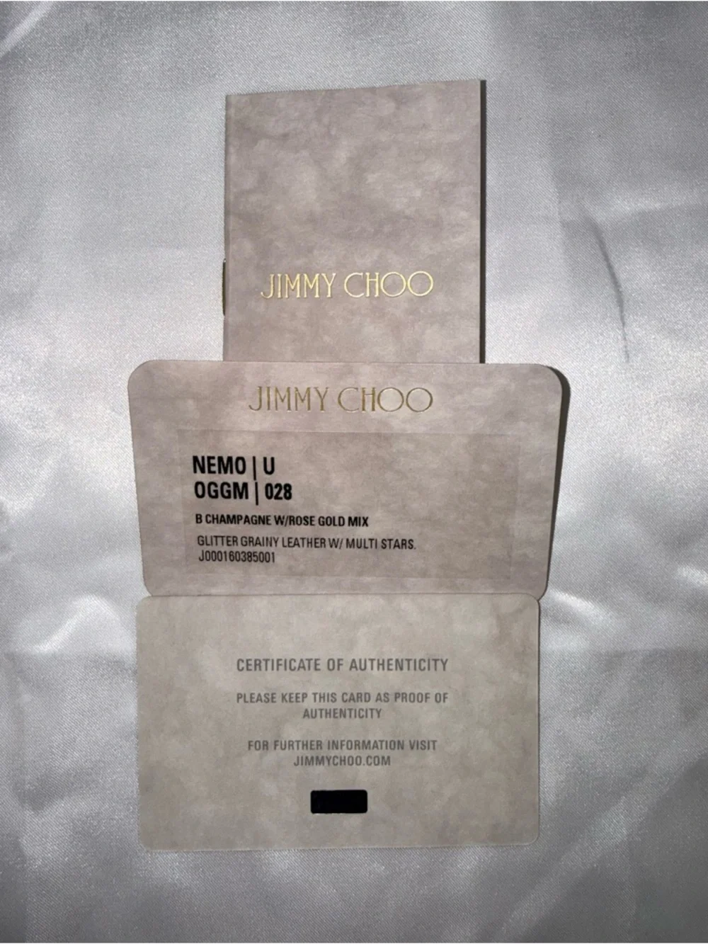 EUC - Jimmy Choo Nemo Star-Studded Trifold Wallet - Full Set - Picture 13 of 13